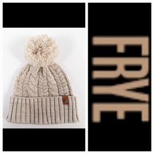 FRYE Cable Knit Beanie/Hat
